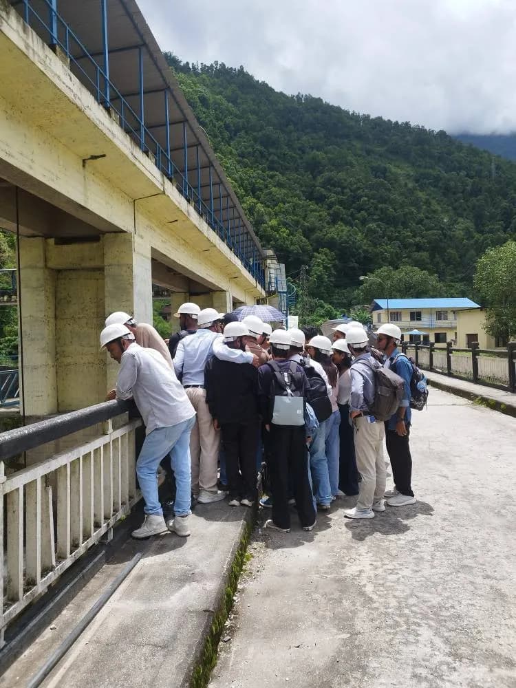 Civil Engineering Field Visit to Sunkoshi Hydropower Project — August 2025 — photo 3