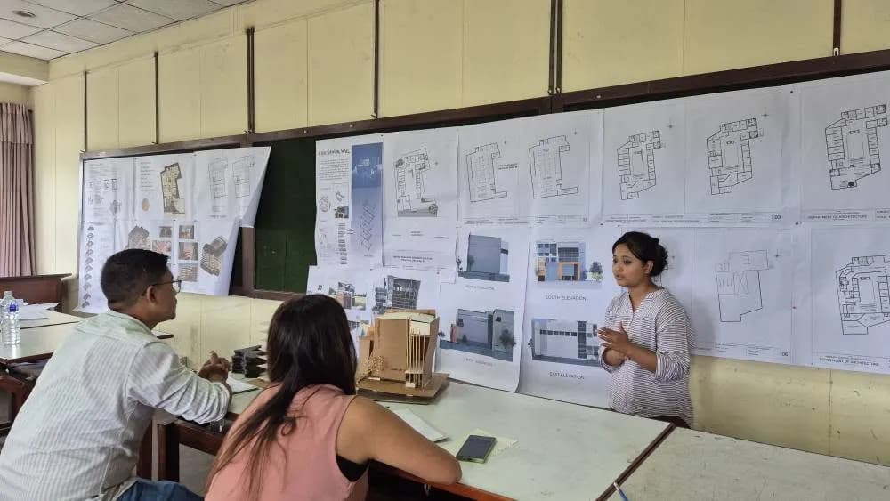 Completion of Design Studio Project on Commercial Complex – Architecture 3rd Year (079 Batch) — photo 9
