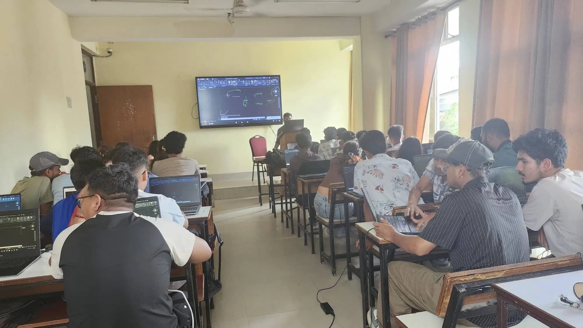 AutoCAD training completed for 2079 civil engineering batch's students.