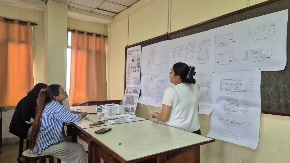 Completion of Design Studio Project on Commercial Complex – Architecture 3rd Year (079 Batch) — photo 12