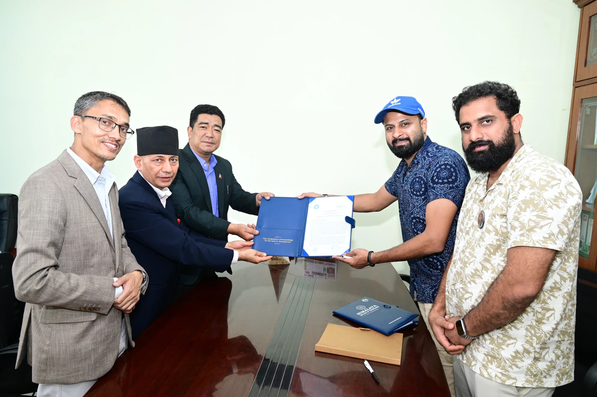 MoU signed between "Himalaya College of Engineering", Nepal and "Eranad Knowledge City College of Architecture",India — photo 2