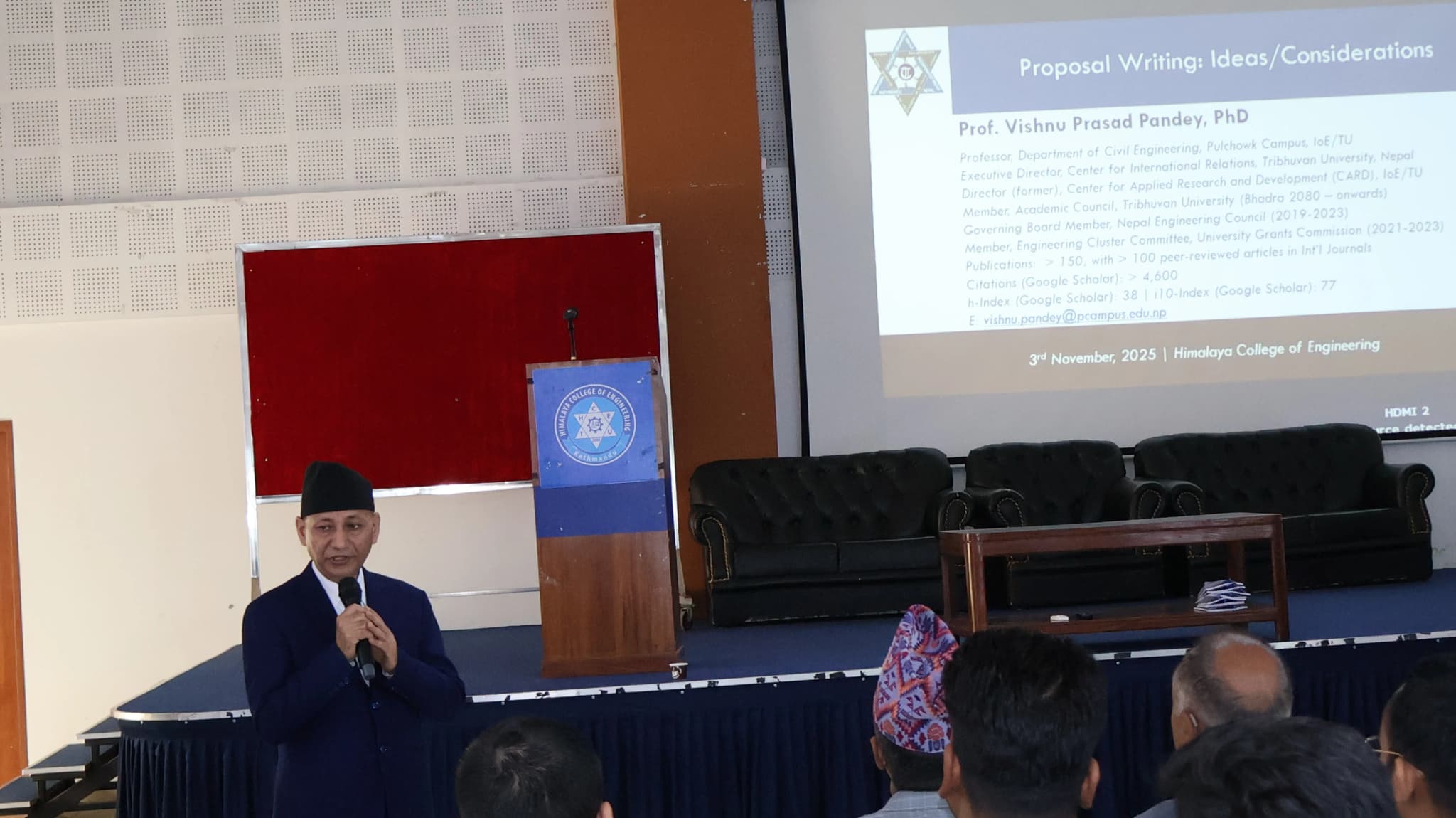 A Seminar on “Writing Effective Research Proposals” Conducted for HCOE Faculties. — photo 6