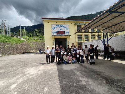 Field visit to Sunkoshi Hydropower Project.