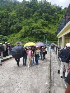 Field visit to Sunkoshi Hydropower Project.