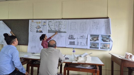 Completion of Design Studio Project on Commercial Complex – Architecture 3rd Year (079 Batch)