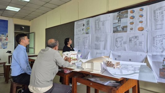Completion of Design Studio Project on Commercial Complex – Architecture 3rd Year (079 Batch)