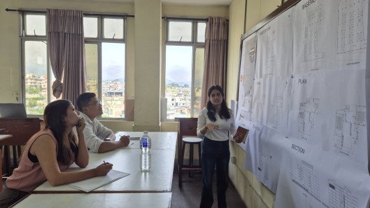 Completion of Design Studio Project on Commercial Complex – Architecture 3rd Year (079 Batch)