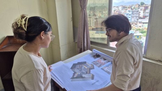 Completion of Design Studio Project on Commercial Complex – Architecture 3rd Year (079 Batch)