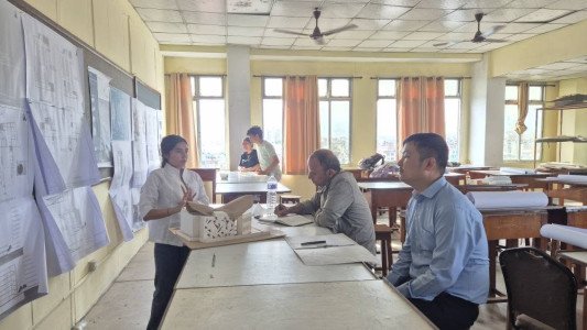 Completion of Design Studio Project on Commercial Complex – Architecture 3rd Year (079 Batch)