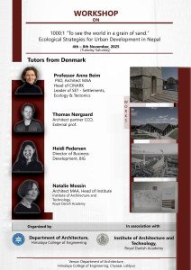 Workshop for our 4th Year students in collaboration with Institute of Architecture and Technology (Royal Danish Academy).