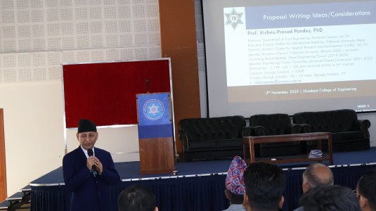 A Seminar on “Writing Effective Research Proposals” Conducted for HCOE Faculties