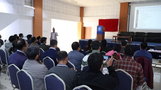 A Seminar on “Writing Effective Research Proposals” Conducted for HCOE Faculties