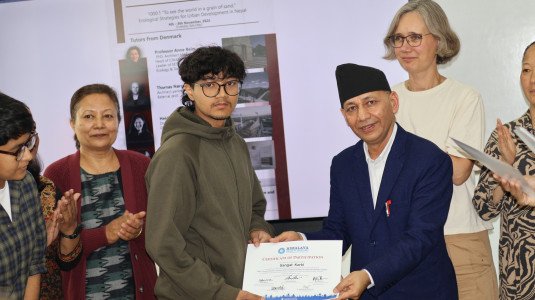 Research work on sustainable materials in association with Royal Danish Academy - Institute of Architecture and Technology, Denmark.