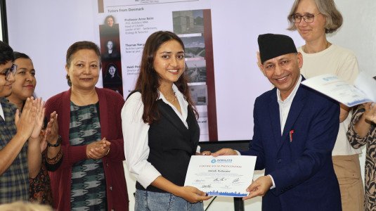 Research work on sustainable materials in association with Royal Danish Academy - Institute of Architecture and Technology, Denmark.