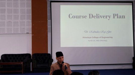 Faculty Development Seminar on “Faculty Course Delivery Plan”.